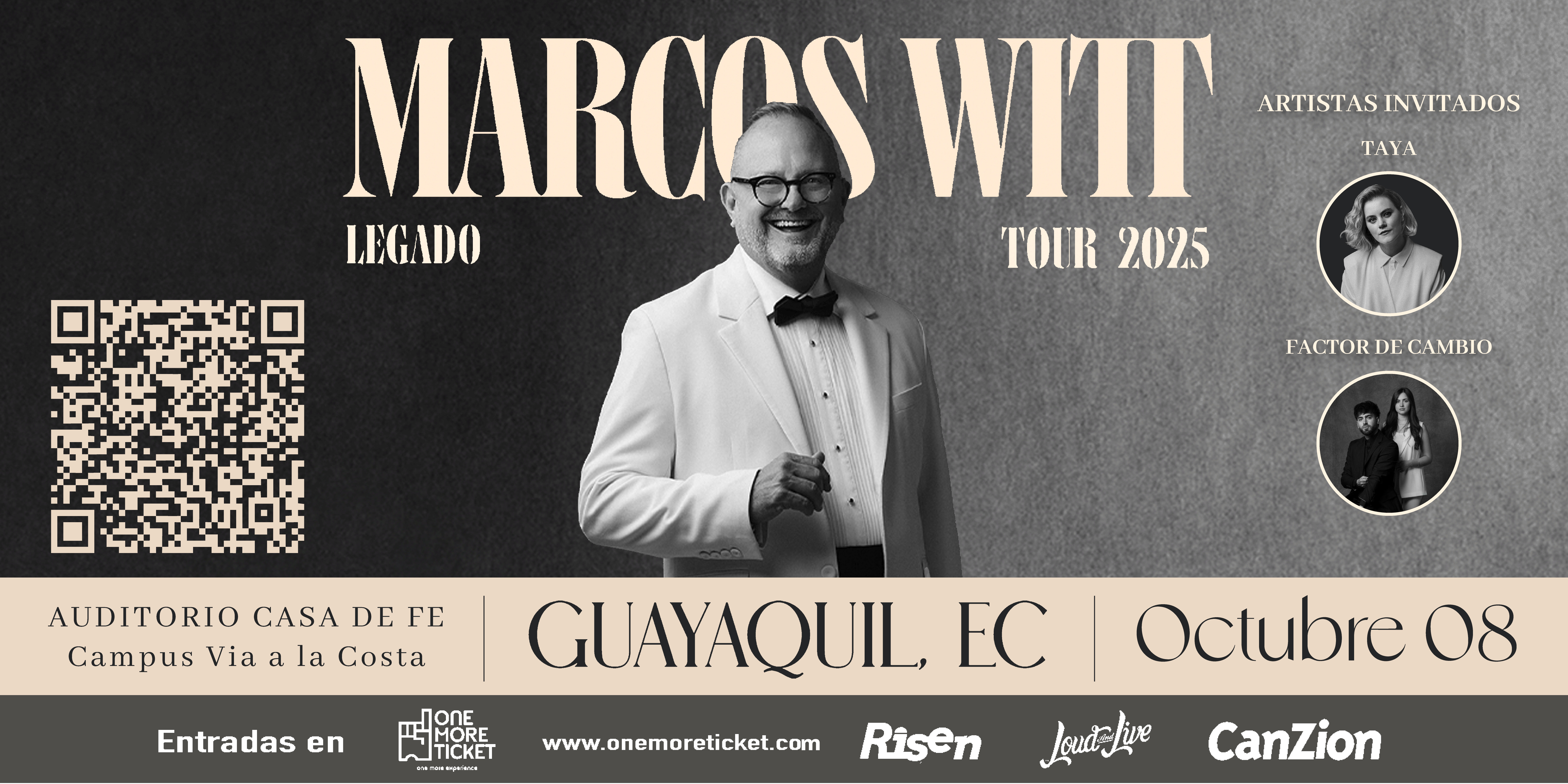 Marcos Witt – Casa de Fe Guayaquil (arte del evento)